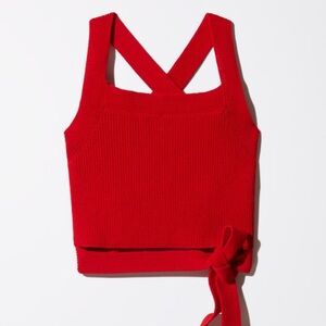 Aritzia Wilfred Cayenne Knit Top